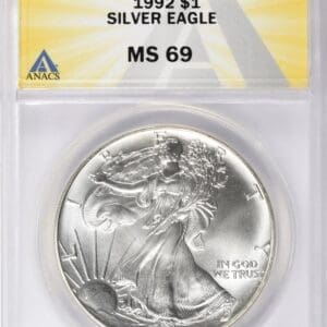 1992 ANACS MS69 ASE