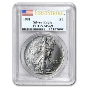1991 PCGS MS69 First Strike ASE