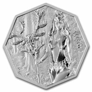 2023 germania mint witchcraft seeress 1oz silver coin w/COA