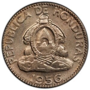 1956 PCGS MS66 HONDURAS 5C