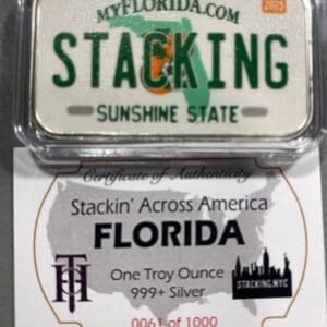 Florida SAA 1z Silver Bar
