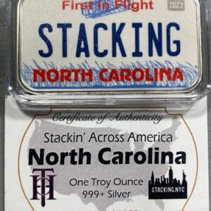 North Carolina SAA 1z Silver Bar