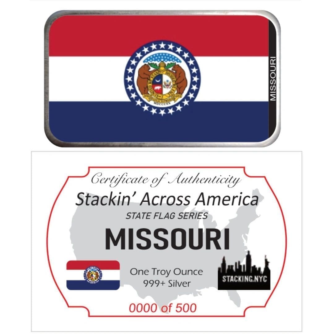 Stacking Across America Flag Series - Missouri