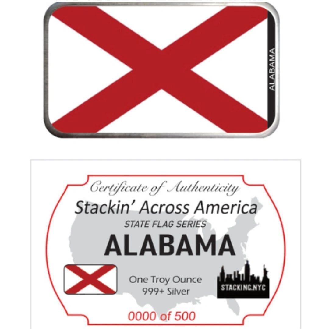 Stacking Across America Flag Series - Alabama