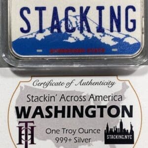 Washington SAA 1z Silver Bar