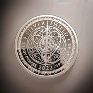 2022 Silver Shield youtube censored 5 ounce silver coin