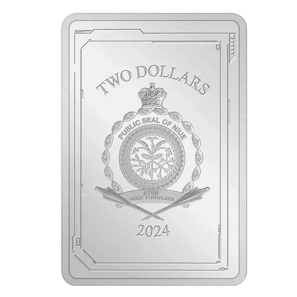 2024 Niue G.I. Joe Roadblock 1 oz Silver colorized Coin - Image 2