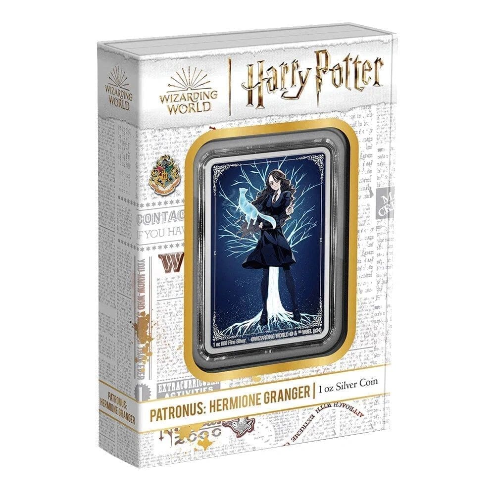 HARRY POTTER PATRONUS: HERMIONE GRANGER 1OZ SILVER COIN - Image 3