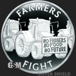 2024 SILVER SHIELD FARMERS FIGHT 1 OZ SIVER PROOF