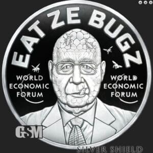 2023 SILVER SHIELD WORLD DEMONIC FORUM 1 OZ SIVER PROOF