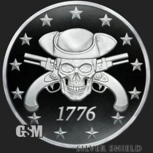 2023 SILVER SHIELD PISTOLS 1 OZ SIVER PROOF