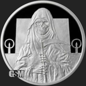2021 SILVER SHIELD CONSCIENTIA ANTI-DEATH 1 OZ SIVER PROOF