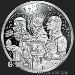 2020 SILVER SHIELD THREE WISE MEN 1 OZ SIVER PROOF