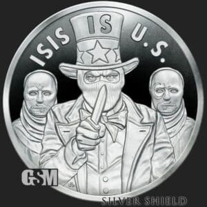 2022 SILVER SHIELD ISIS IS U.S. 1 OZ SIVER PROOF