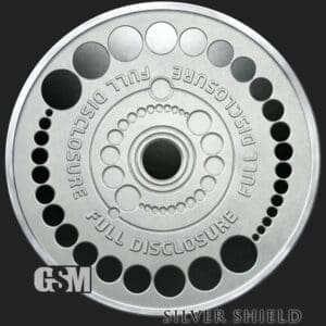 2023 SILVER SHIELD FULL DISCLOSURE 1 OZ SIVER PROOF