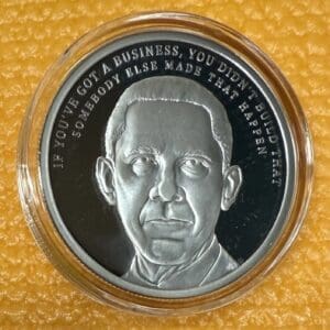 2022 SILVER SHIELD BARACK OBAMA 1 OZ SILVER PROOF