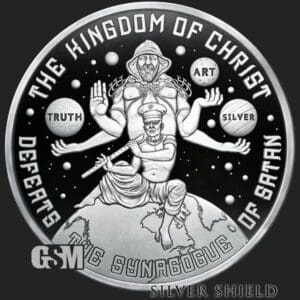 2023 SILVER SHIELD KINGDOM OF CHRIST 1 OZ SIVER PROOF