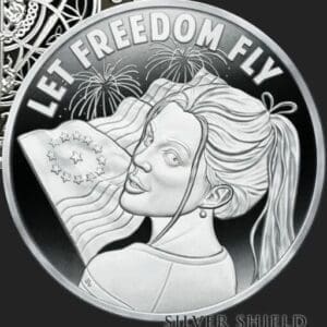 2021 SILVER SHIELD LET FREDOM FLY 1 OZ SIVER PROOF