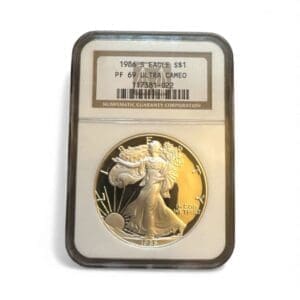 1986 S EAGLE S$1 PF 69 ULTRA CAMEO - Brown Label
