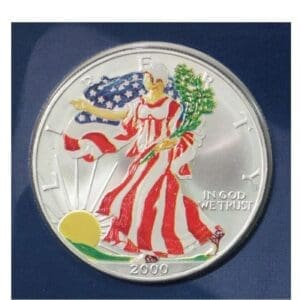 2000 the millenium united states silver eagle