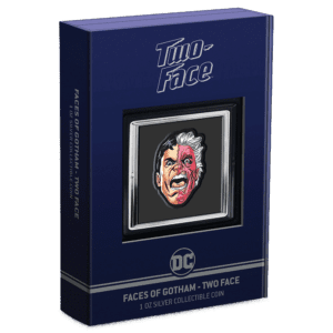 Faces of Gotham - Two Face 1oz silver coin