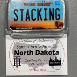 North Dakota SAA 1z Silver Bar