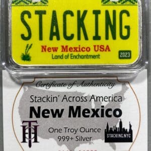 New Mexico SAA 1z Silver Bar