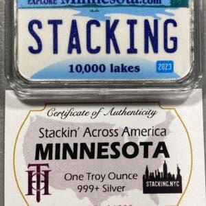 Minnesota SAA 1z Silver Bar