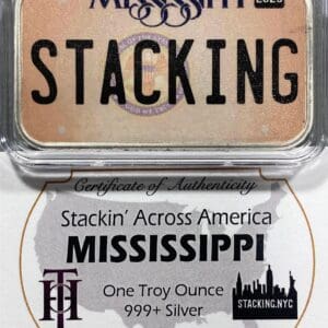 Mississippi SAA 1z Silver Bar