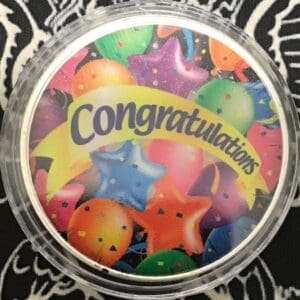 Congratulations "Confetti" 1oz silver round - Keystone Stacking